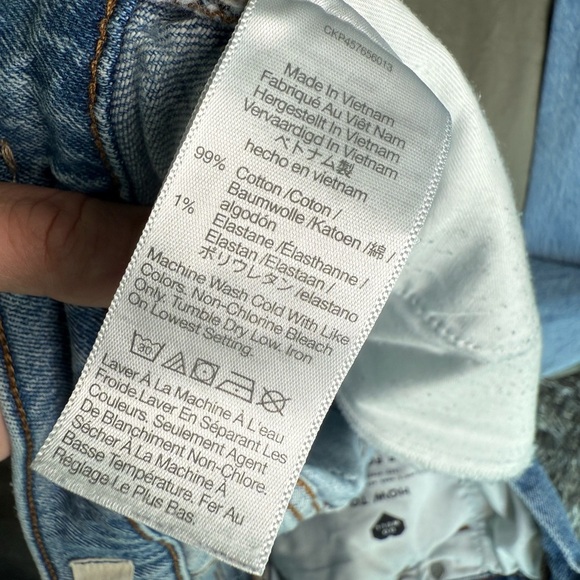 MADEWELL “The Perfect Vintage Straight” Jeans Size 28T Blue Denim High Rise - Picture 7 of 8